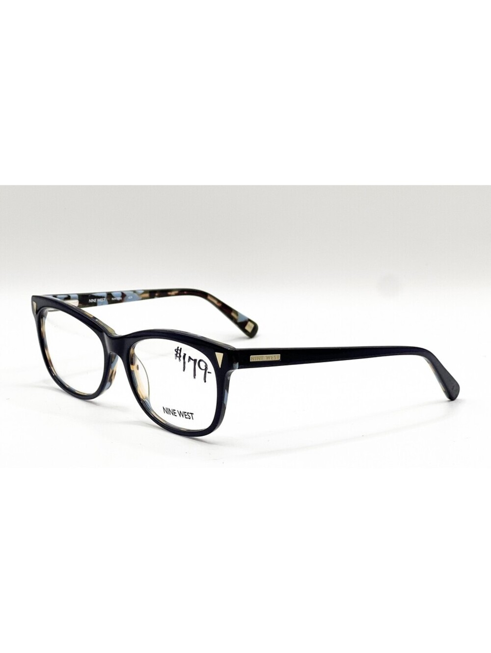 Nine West NW5006 429 Black Cat Eye Authentic Eyeglass Frames 52-16